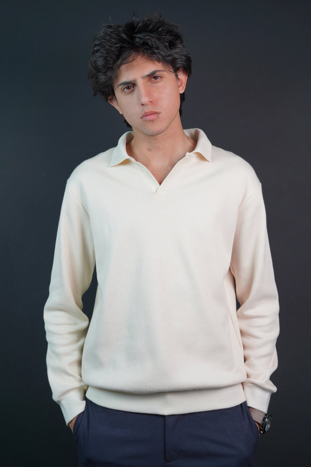 Off White Johnny Collar | Polo
