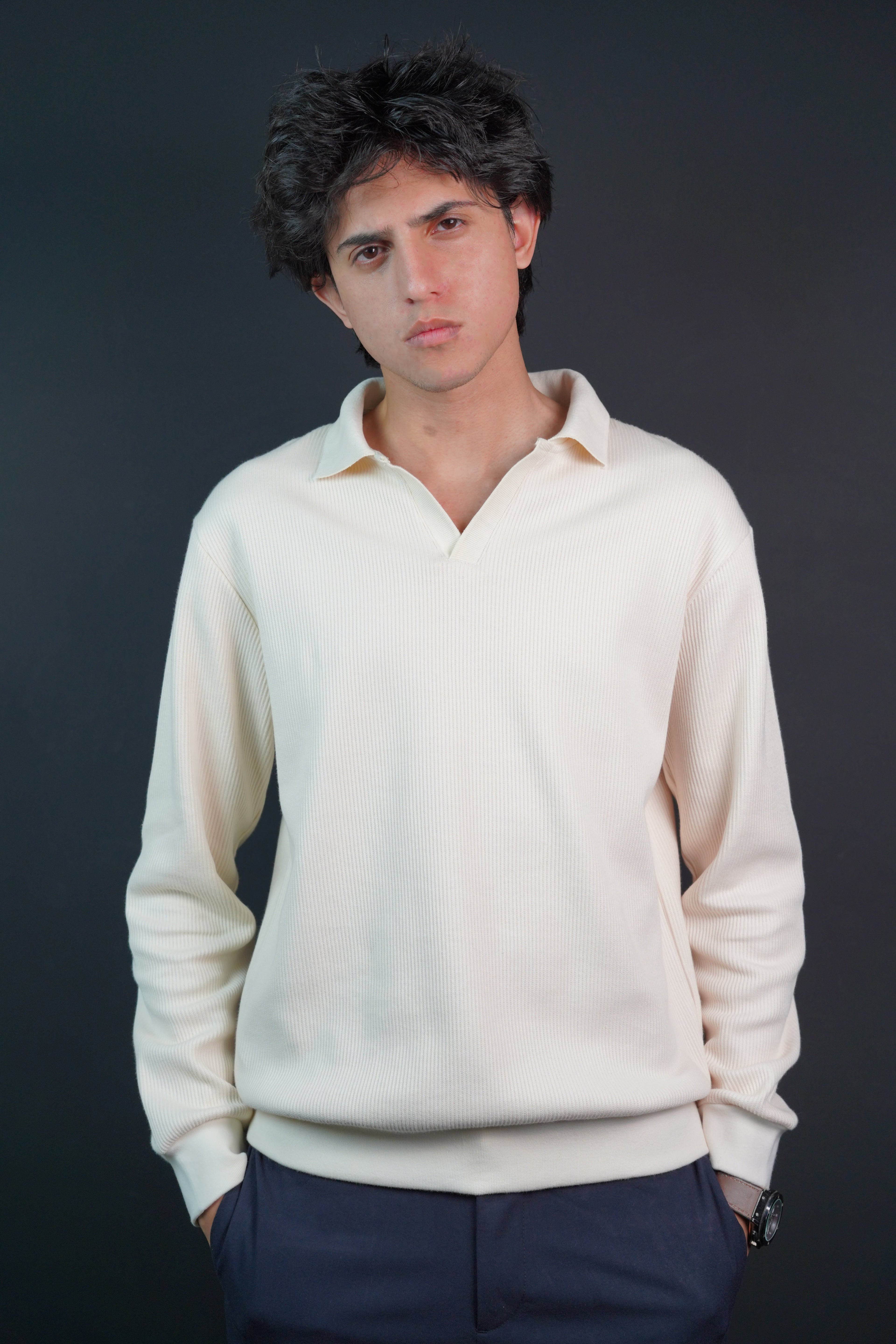 Off White Johnny Collar | Polo