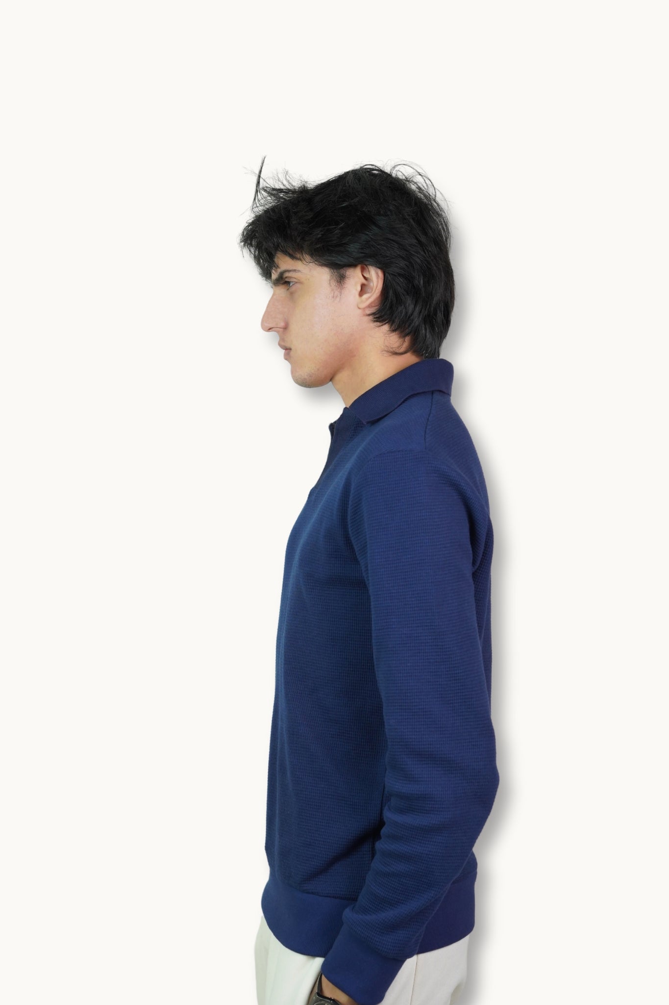 Royal Blue Johnny Collar | Polo
