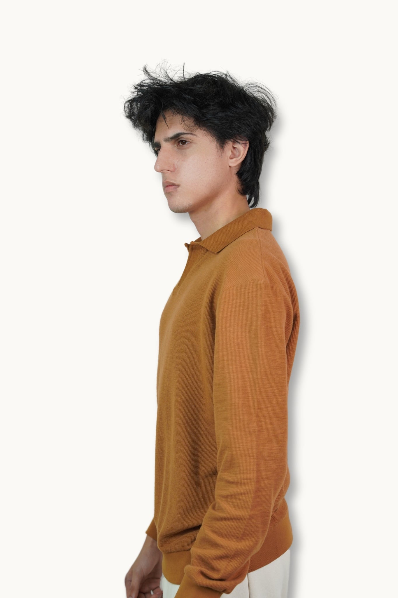 Russet Johnny Collar | Polo