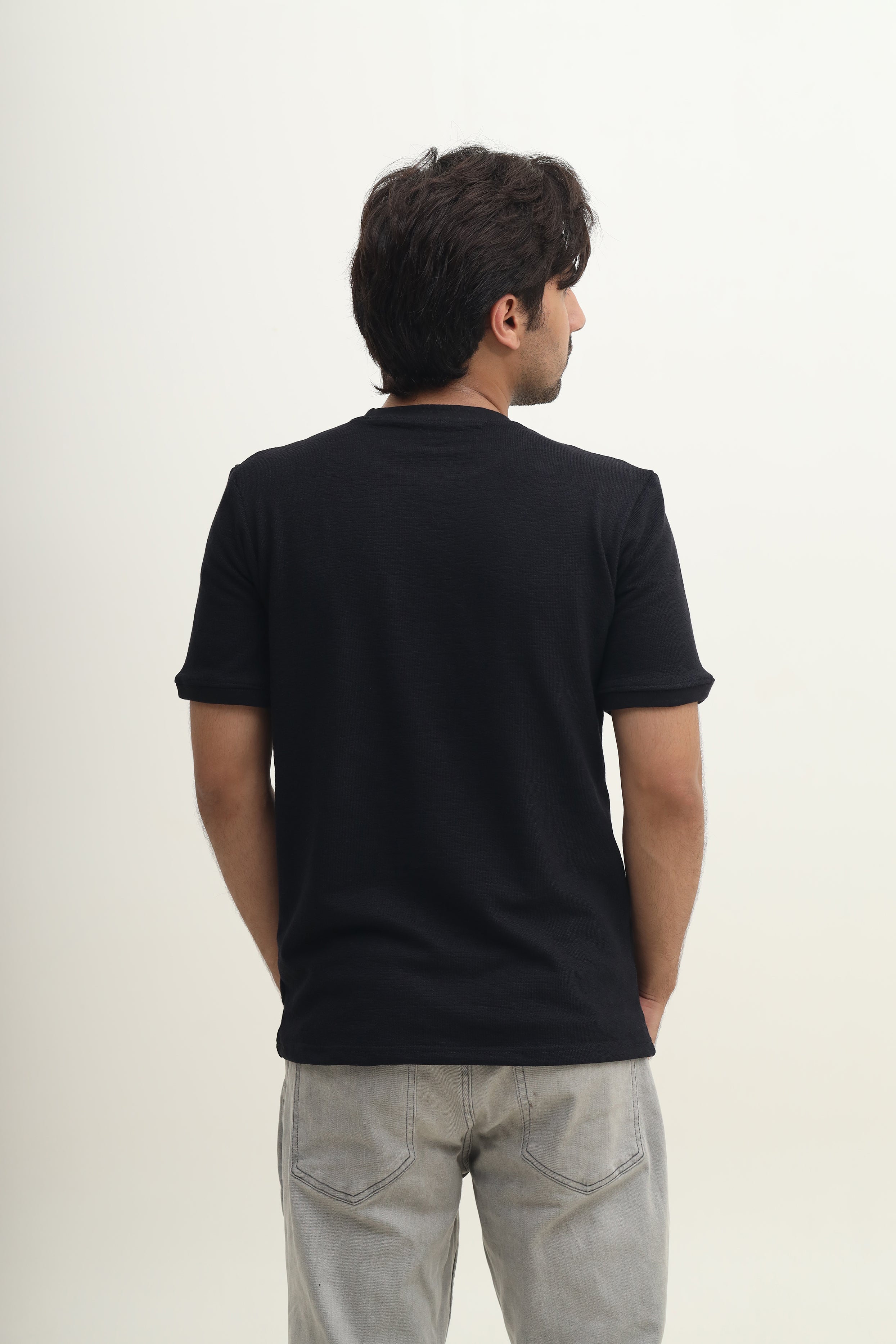 Textured Black |Tee