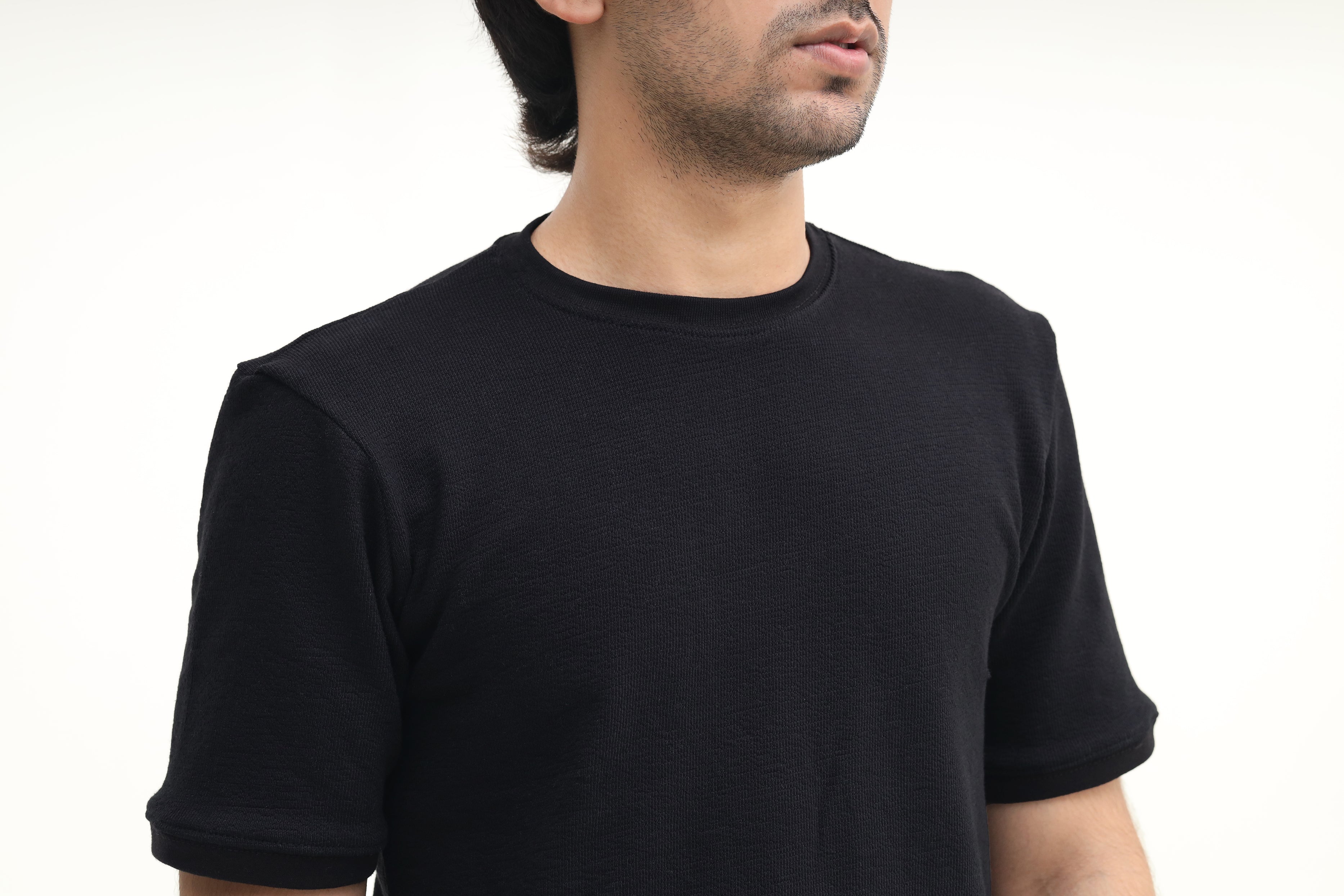 Textured Black |Tee