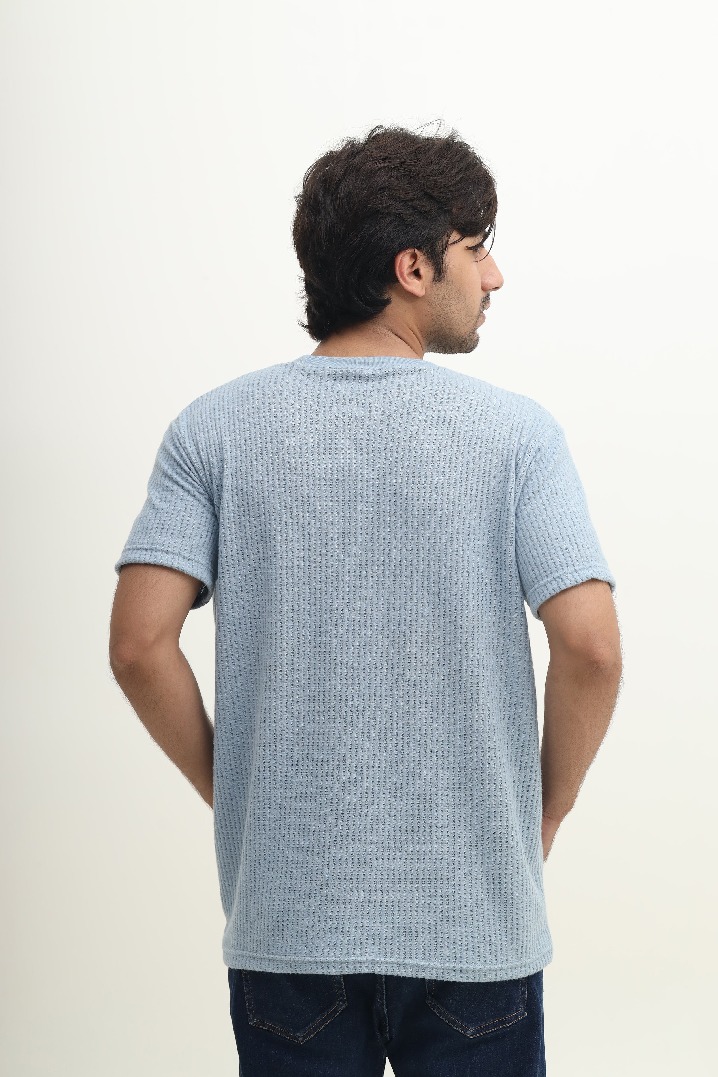Textured Carolina Blue | Tee