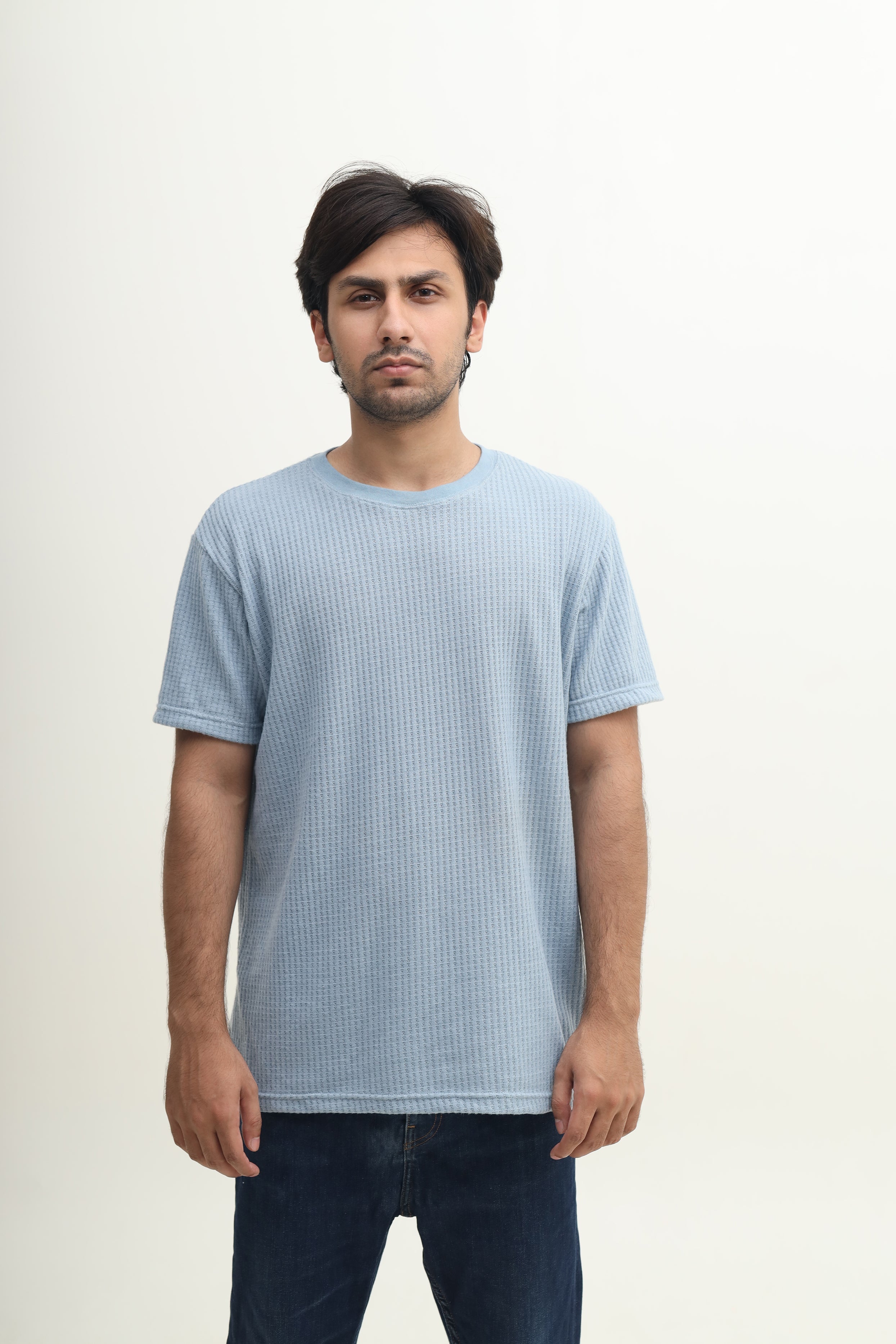 Textured Carolina Blue | Tee