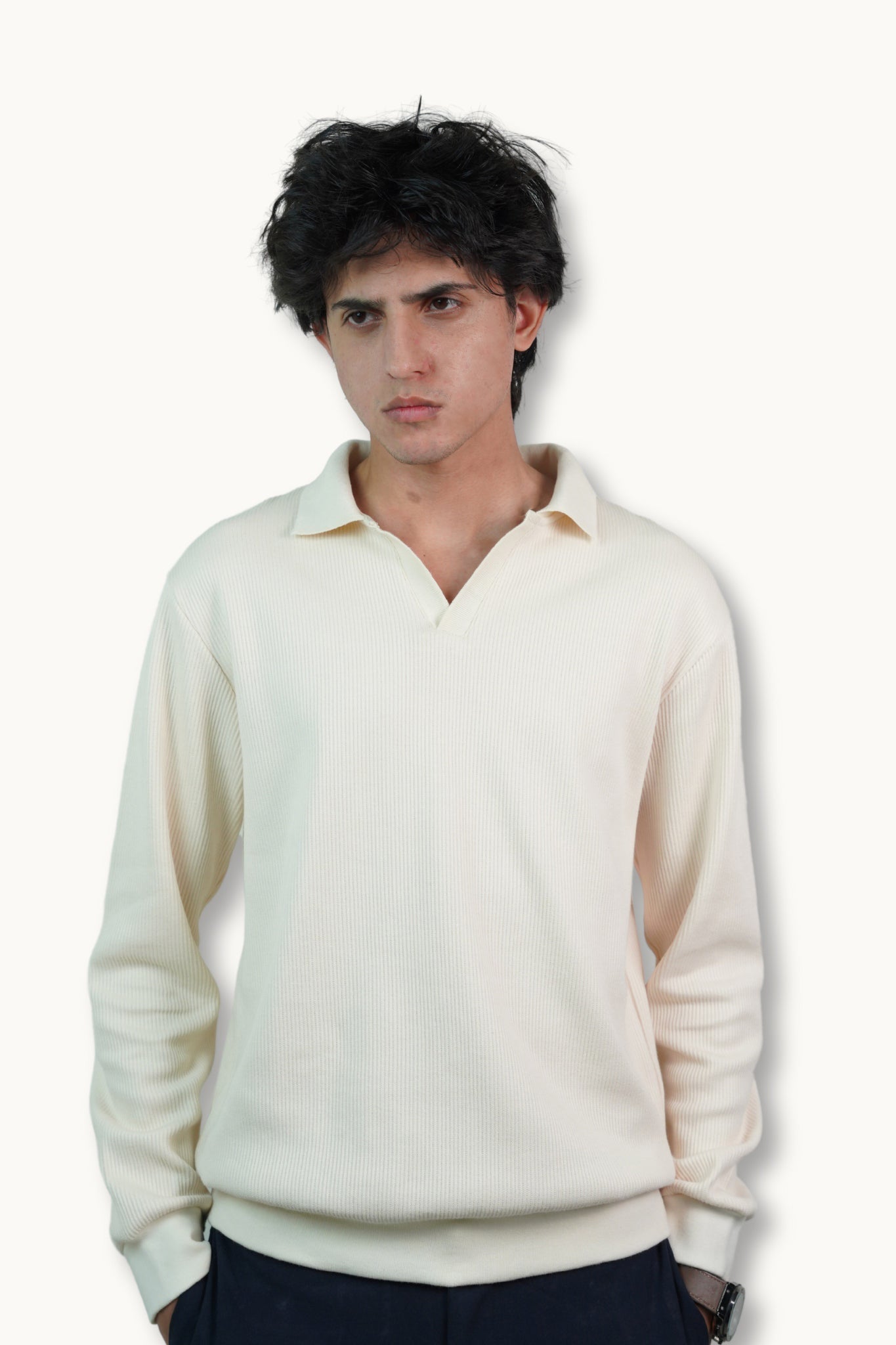 Off White Johnny Collar | Polo