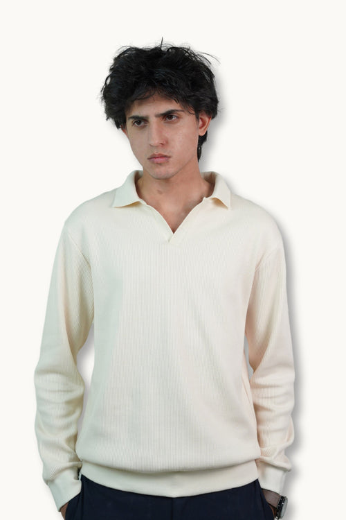 Off White Johnny Collar | Polo